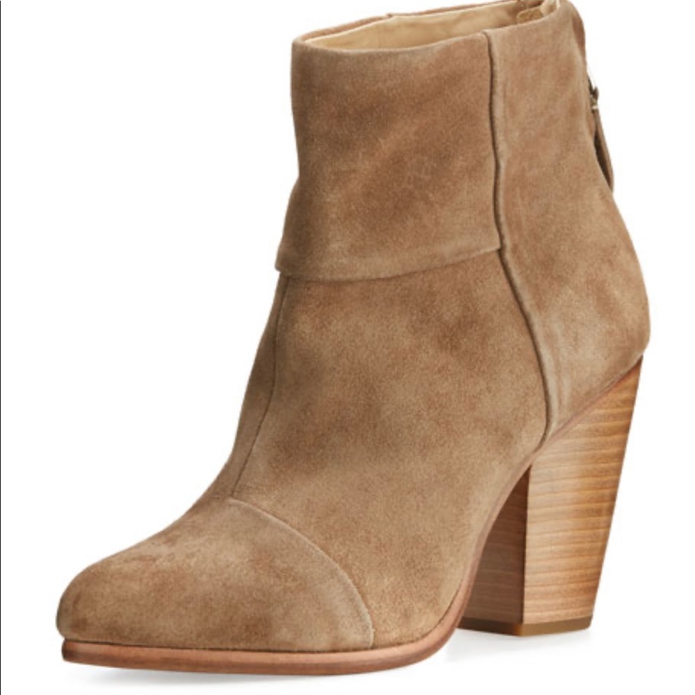 Rag & Bone Classic Newbury Suede Ankle Boot, Camel